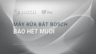 Máy rửa bát Bosch báo hết muối: Nguyên nhân & Giải pháp