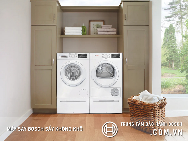 Máy sấy Bosch sấy không khô